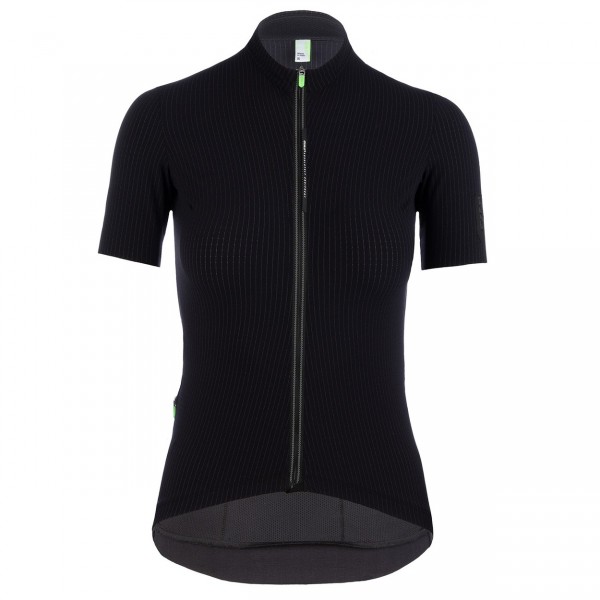 Q36.5 Jersey Short Sleeve L1 Woman Pinstripe X - black