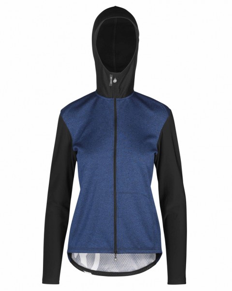 Assos TRAIL Women&#039;s Spring/Fall Hooded Jacket - twilightBlue